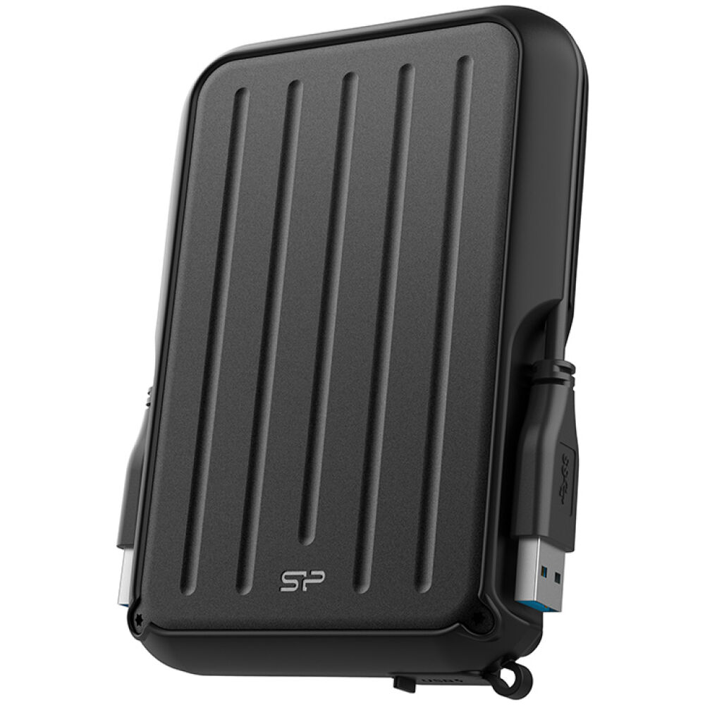 SILICON POWER εξωτερικός HDD Armor A66, 2TB, USB 3.2, μαύρος