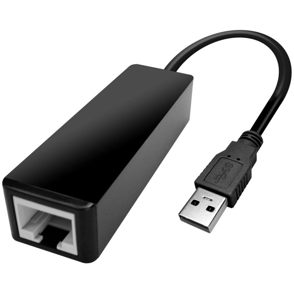 POWERTECH Converter USB 3.0 σε Gigabit Ethernet CAB-U035, 0.2m, μαύρο