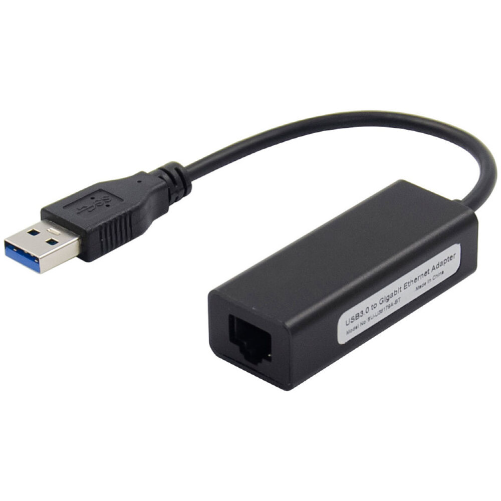 Αντάπτορας USB 3.0 σε RJ45 ST735, 1000Mbps, RTL8153, μαύρος