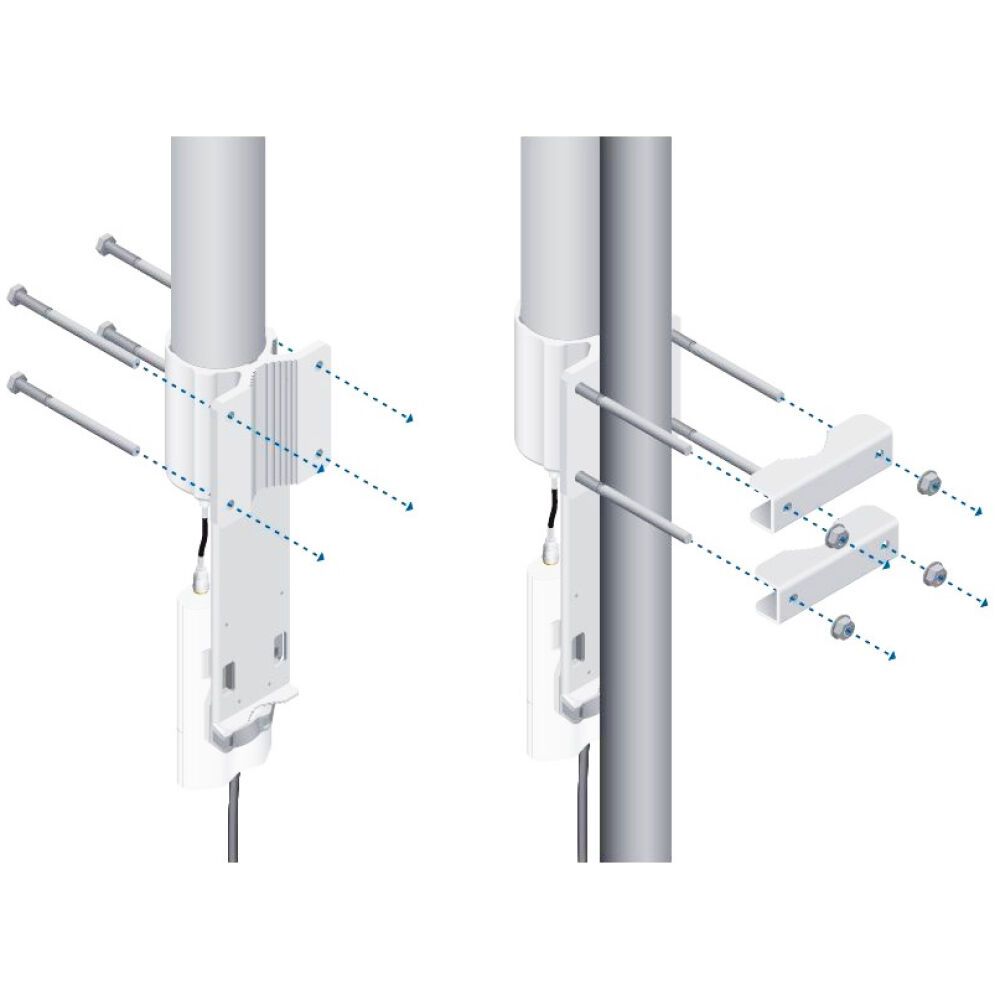 UBIQUITI AMO-2G13 2.4GHz AirMax Dual Polarity 13dBi Omni Antenna - Image 2