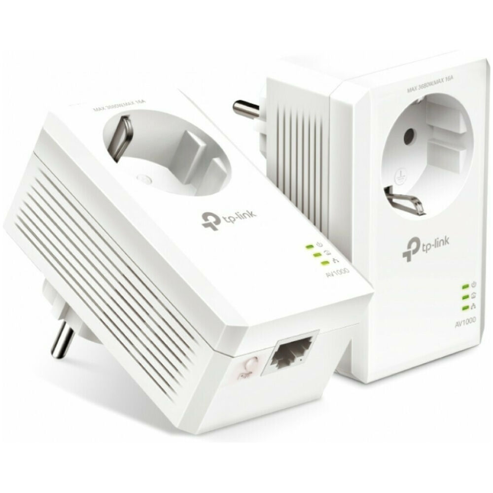 TP-LINK Powerline kit TL-PA7017P, Passthrough, AV1000 Gigabit, Ver. 4.0