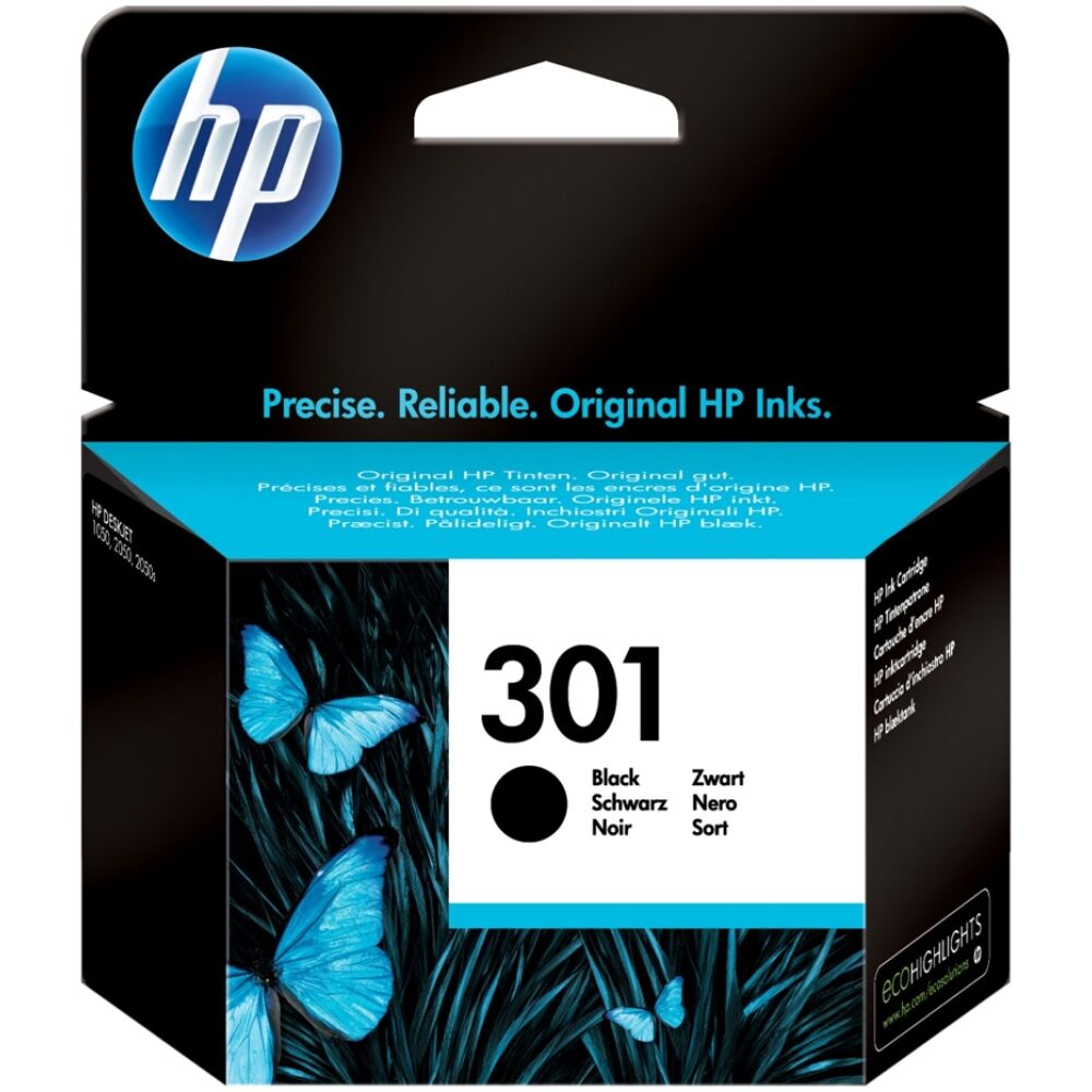 HP Μελάνι Inkjet No.301 Black (CH561EE) (HPCH561EE)