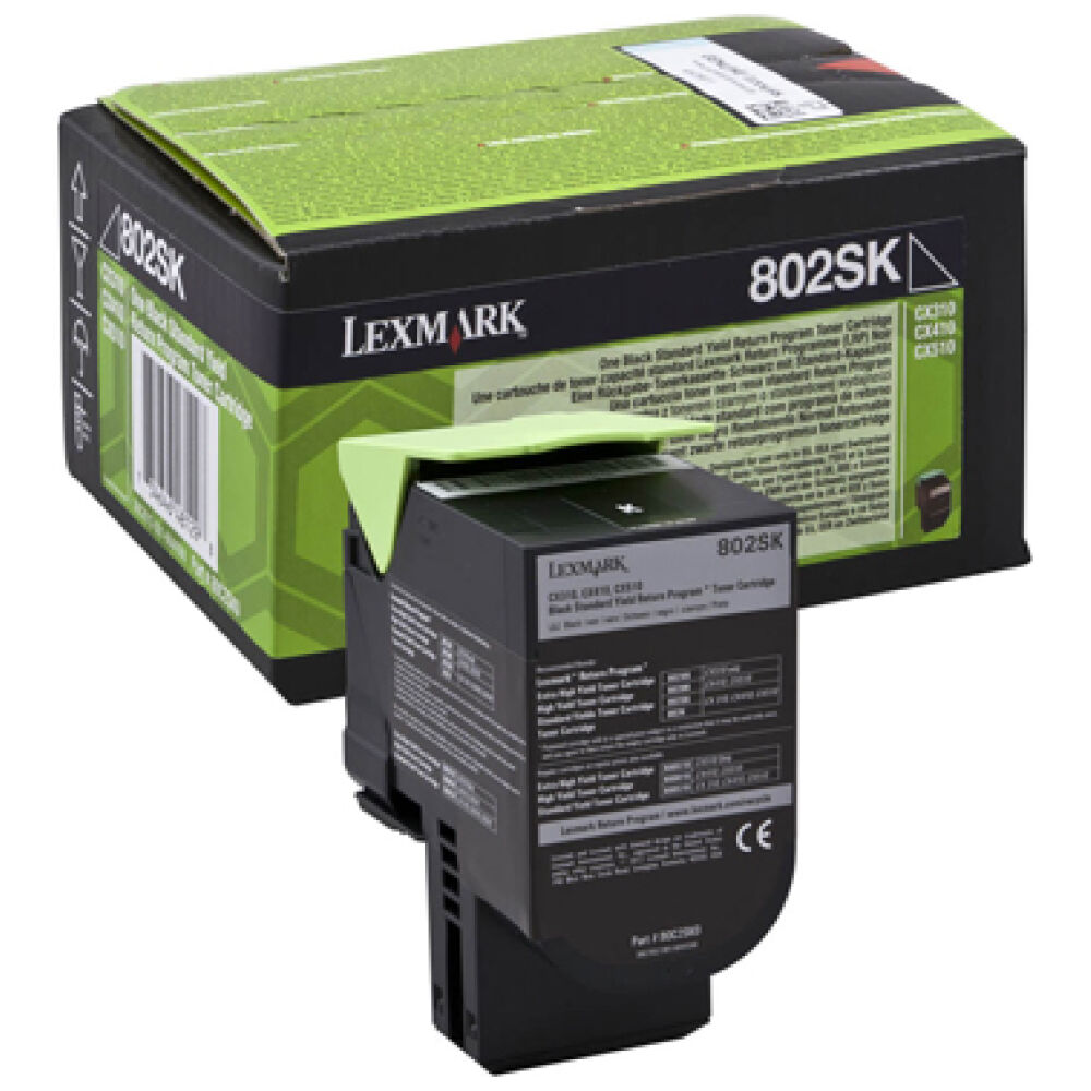 Toner Lexmark 80C2SK0 Black (80C2SK0) (LEX80C2SK0)