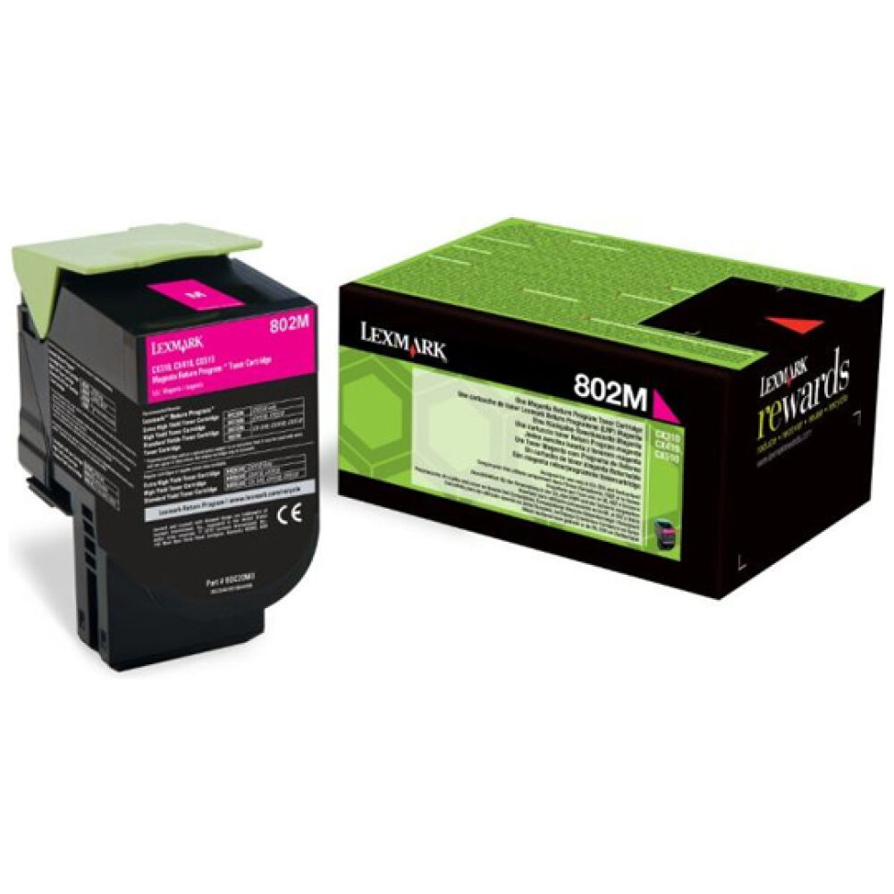 Toner Lexmark 80C20M0 Magenta (80C20M0) (LEX80C20M0)
