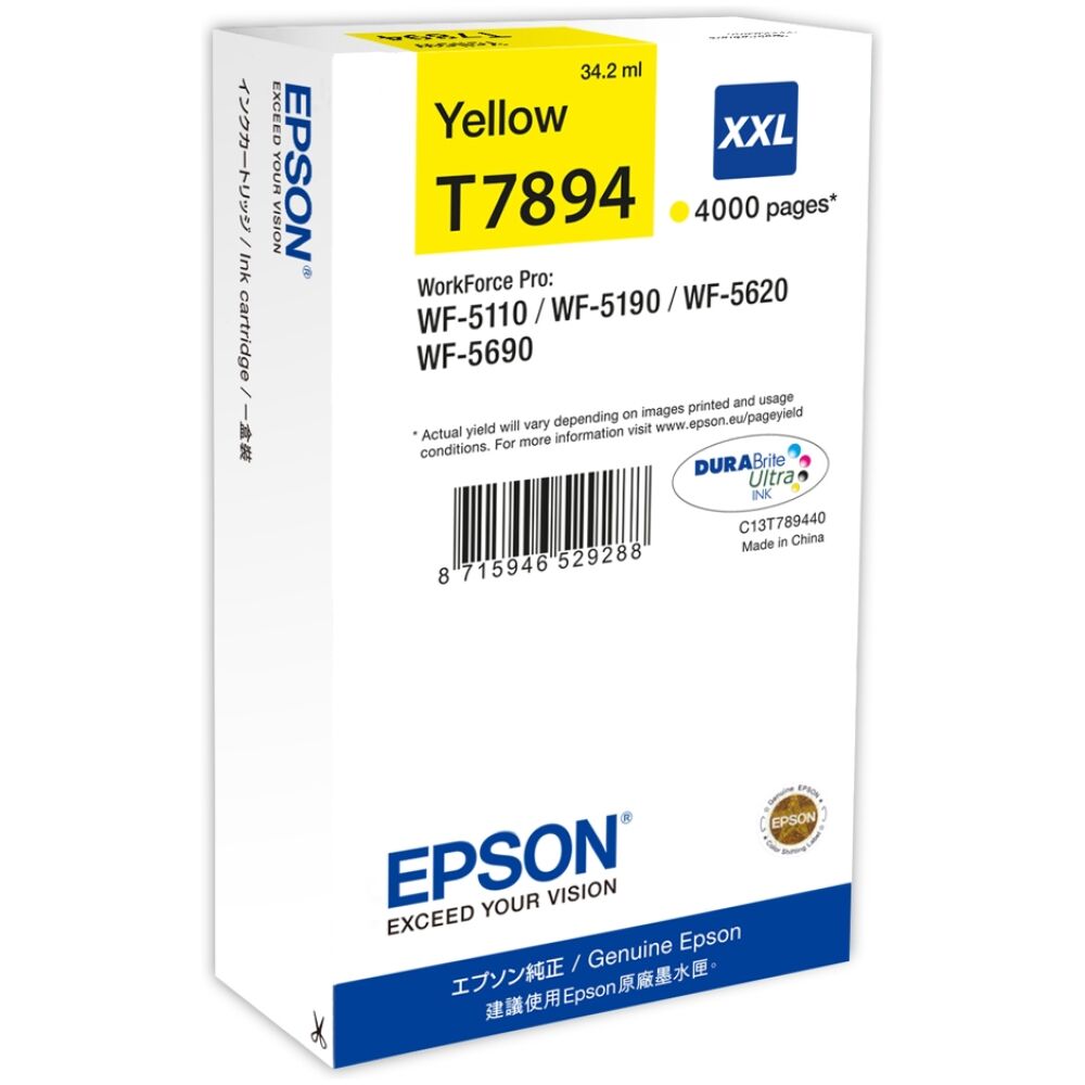 Epson Μελάνι Inkjet T789 XXL Yellow (C13T789440) (EPST789440)