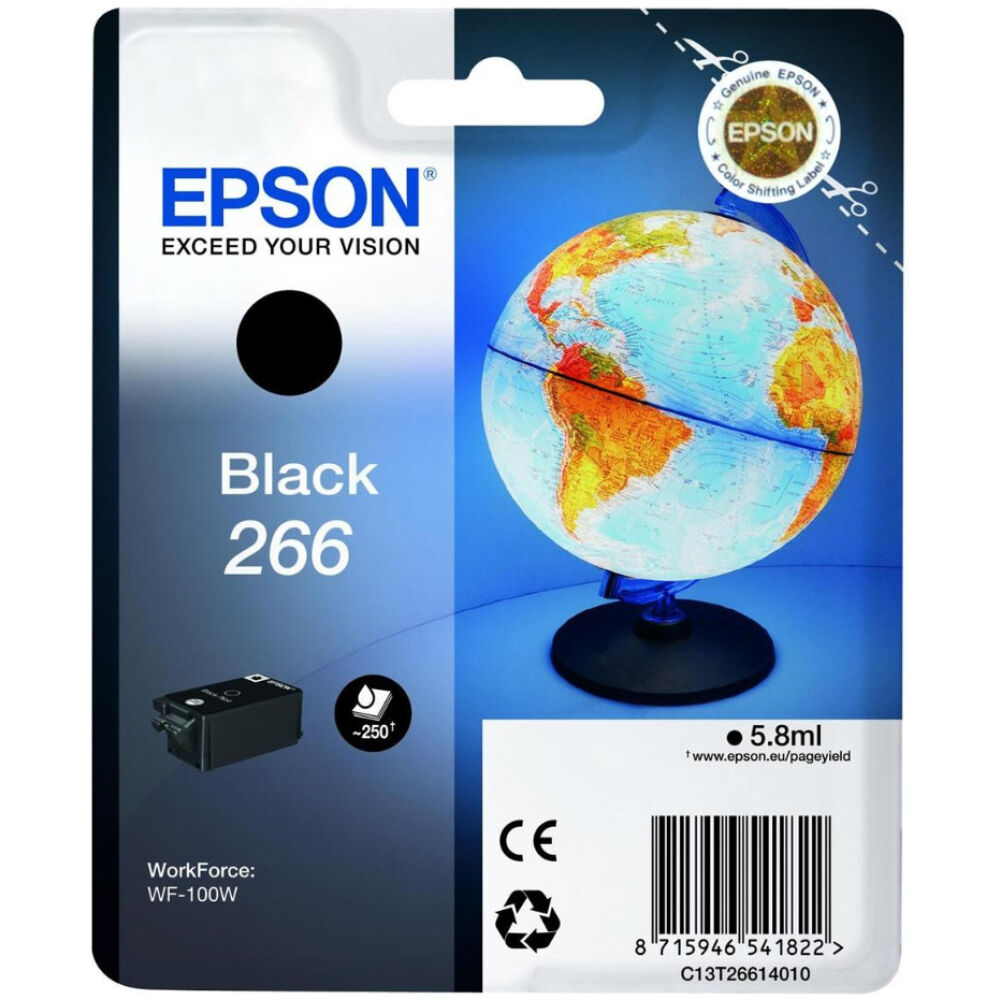 Epson Μελάνι Inkjet Series 266 Black  (C13T26614010) (EPST266140)