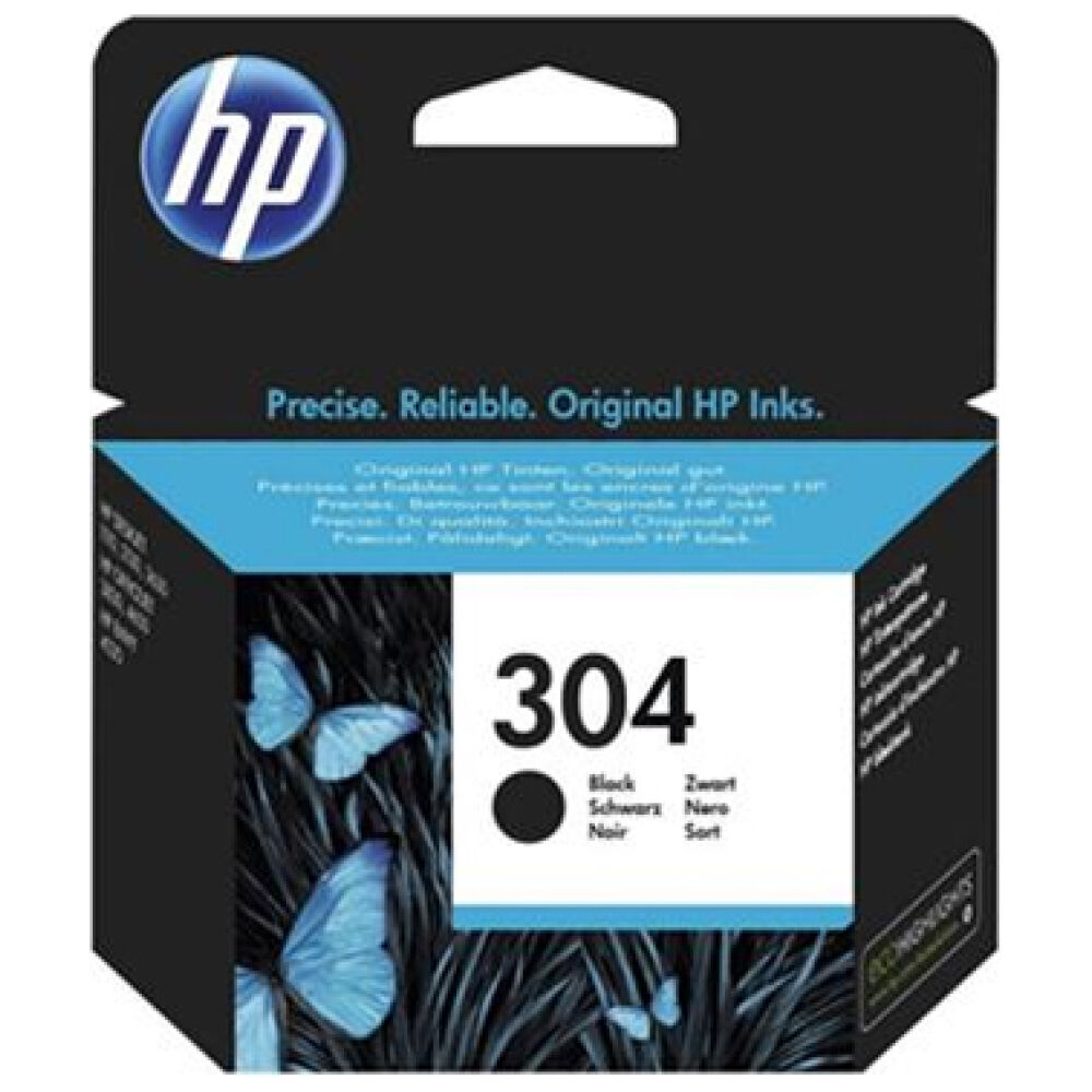 HP Μελάνι Inkjet No.304 Black (N9K06AE)