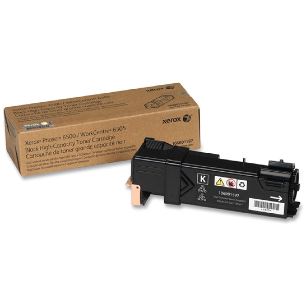 XEROX PHASER 6500, WC 6505 BLK TONER (3k) (106R01597) (XER106R01597)