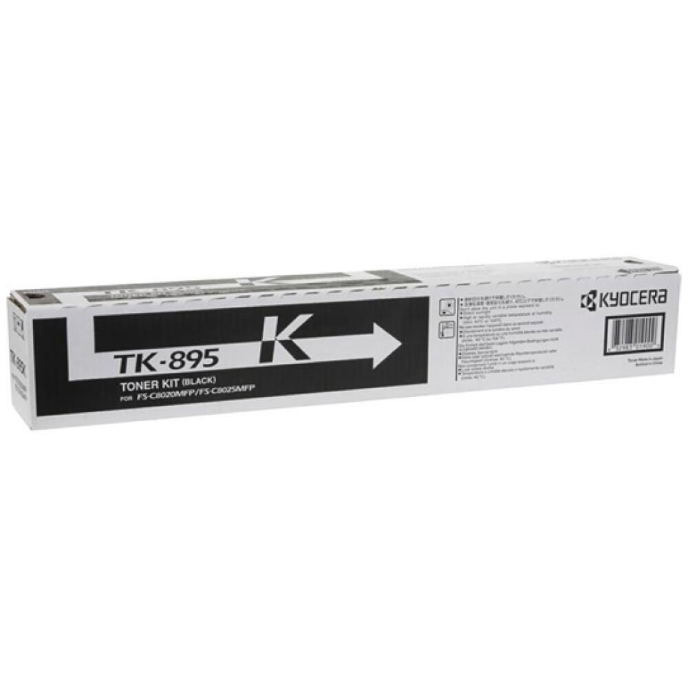 KYOCERA FS C8020/8025N BLACK TONER (TK-895K) (KYOTK895BK)