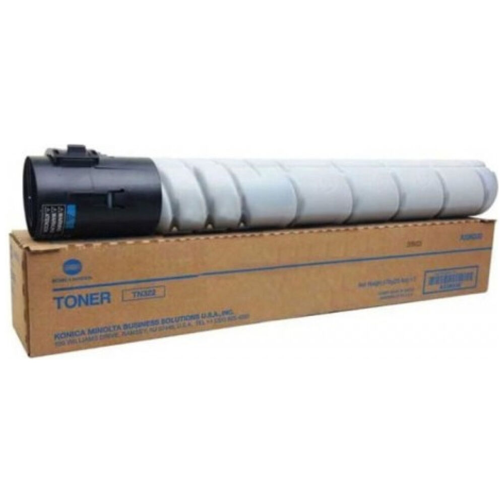 KONICA MINOLTA BIZHUB 224E/284E/364E TN322 BLACK TONER (MINTN322)