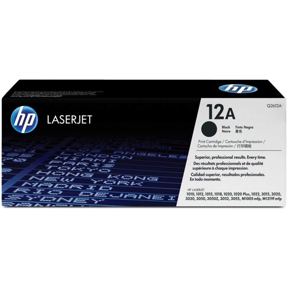 HP LaserJet 1010 Ultraprecice Crg Black Toner (Q2612A) (HPQ2612A)