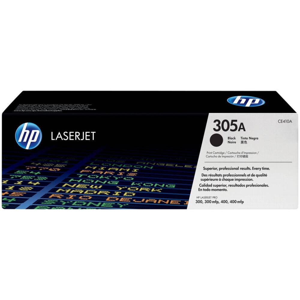 HP LaserJet PRO 300/400 305A Black Toner (CE410A) (HPCE410A)
