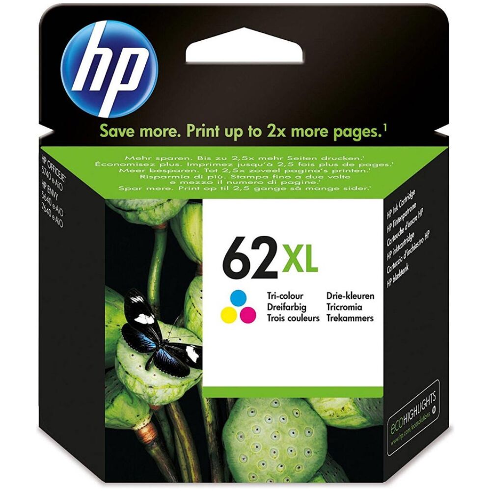 HP Μελάνι Inkjet No.62XL Tri-Colour (C2P07AE)