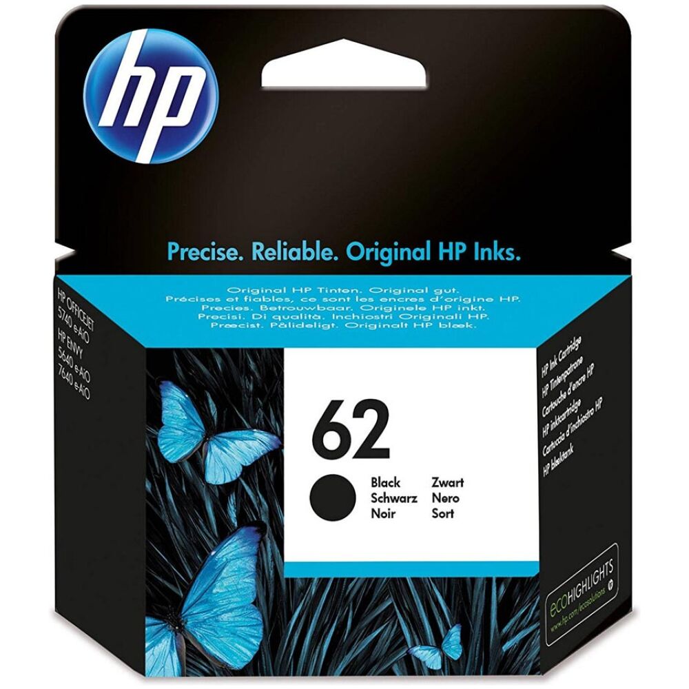 HP Μελάνι Inkjet No.62 Black (C2P04AE)