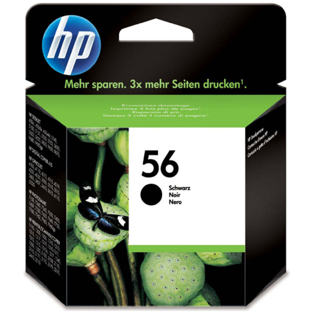 HP Μελάνι Inkjet No.56 Black (C6656AE) (HPC6656AE)