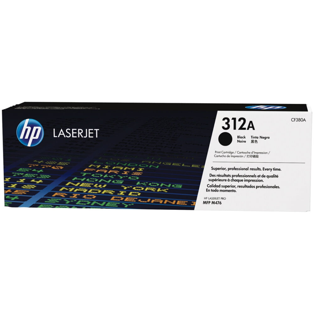 HP 312A LaserJet Black Toner (2.4k) (CF380A) (HPCF380A)