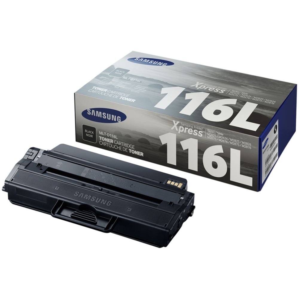 Samsung MLT-D116L High Yield Black Toner Cartridge (SU828A) (HPMLTD116L)