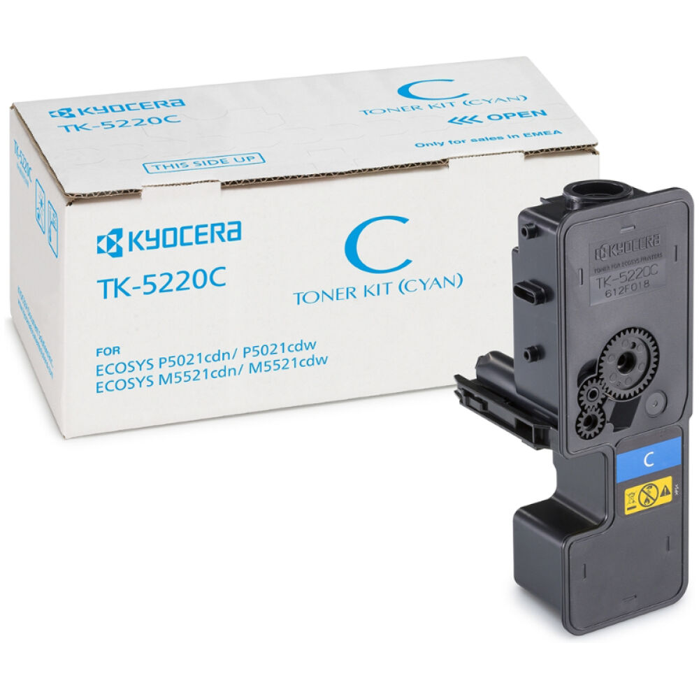 KYOCERA ECOSYS M5521MFP/P5021 TONER CYAN (TK-5220C) (KYOTK5220C)