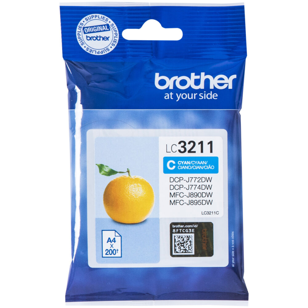 Brother Μελάνι Inkjet LC-3211C Cyan (LC-3211C) (BRO-LC-3211C)