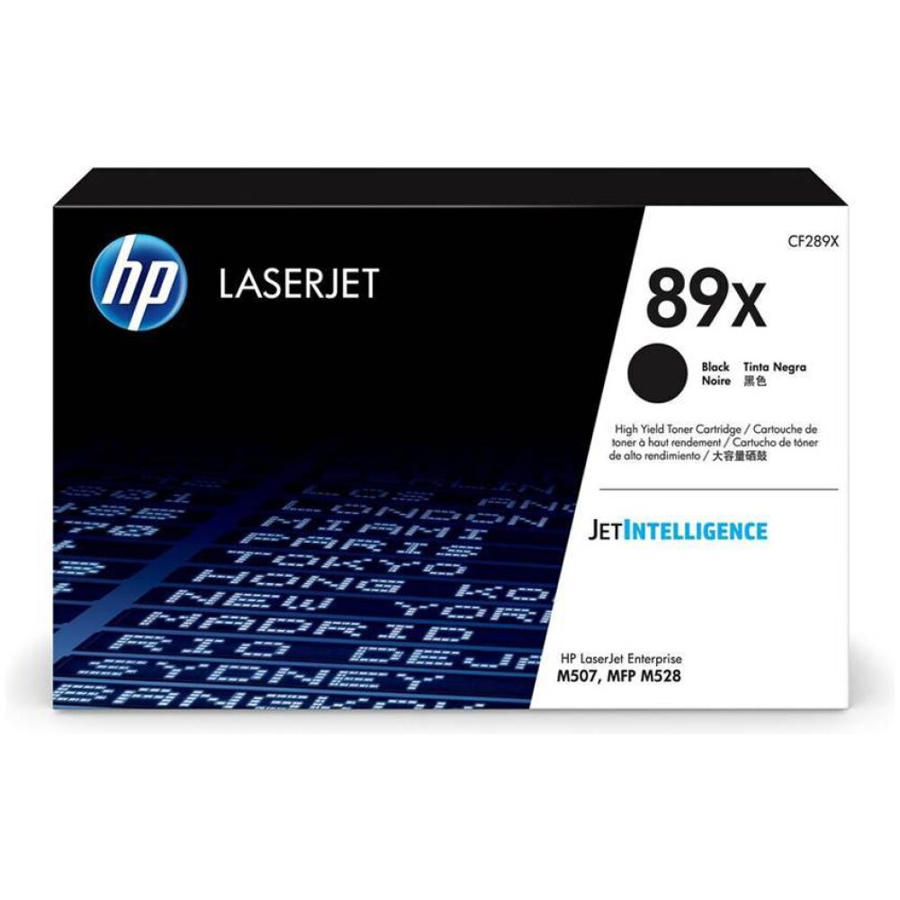 HP 89X LaserJet Black Toner HC (10k) (CF289X) (HPCF289X)
