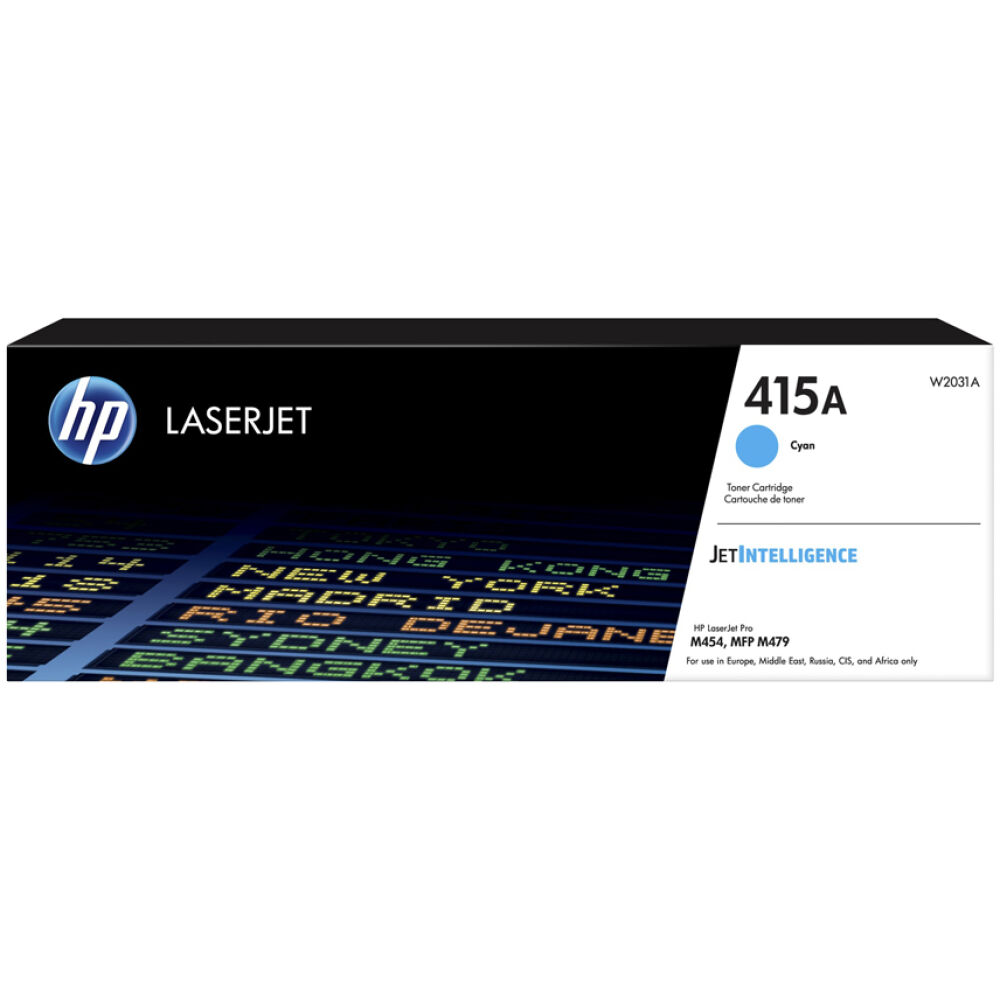 HP 415A Cyan LaserJet Toner Cartridge (2.1k) (W2031A) (HPW2031A)