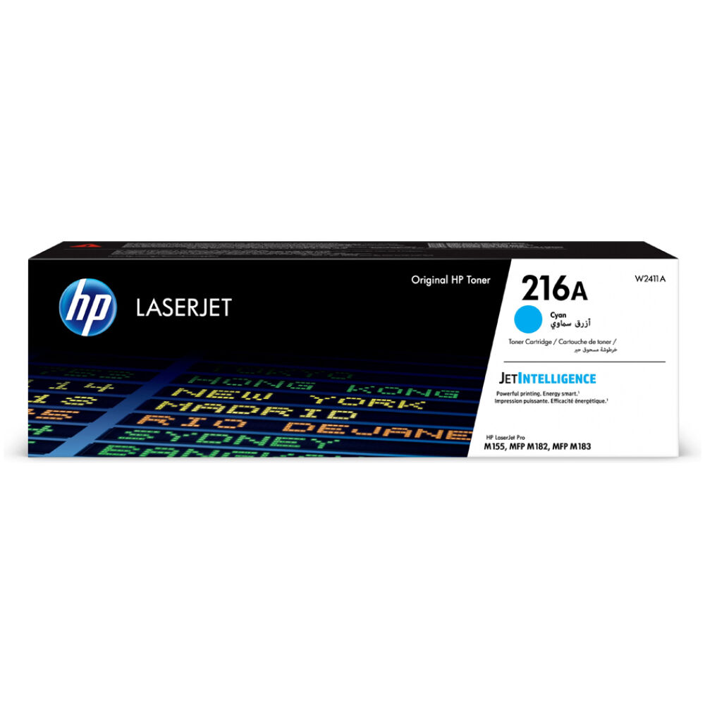 HP 216A Cyan LaserJet Toner Cartridge (850k) (W2411A) (HPW2411A)