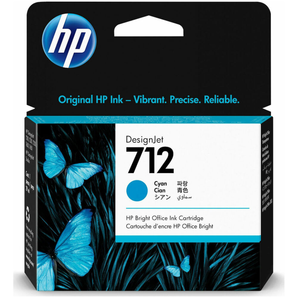HP Μελάνι Inkjet No.712 Cyan (3ED67A) (HP3ED67A)