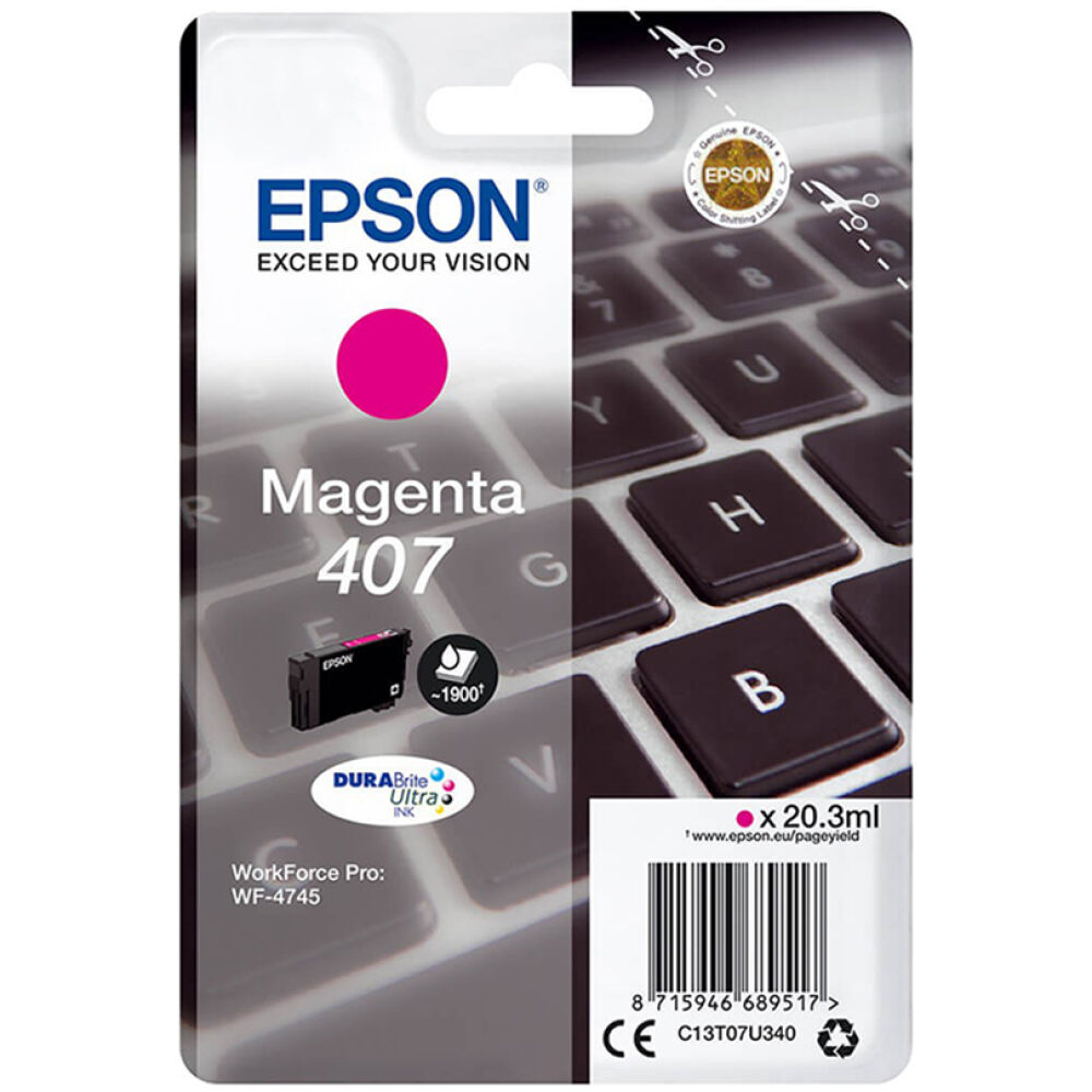 Epson 407 Magenta (C13T07U340)