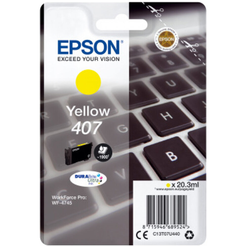 Epson 407 Yellow (C13T07U440)