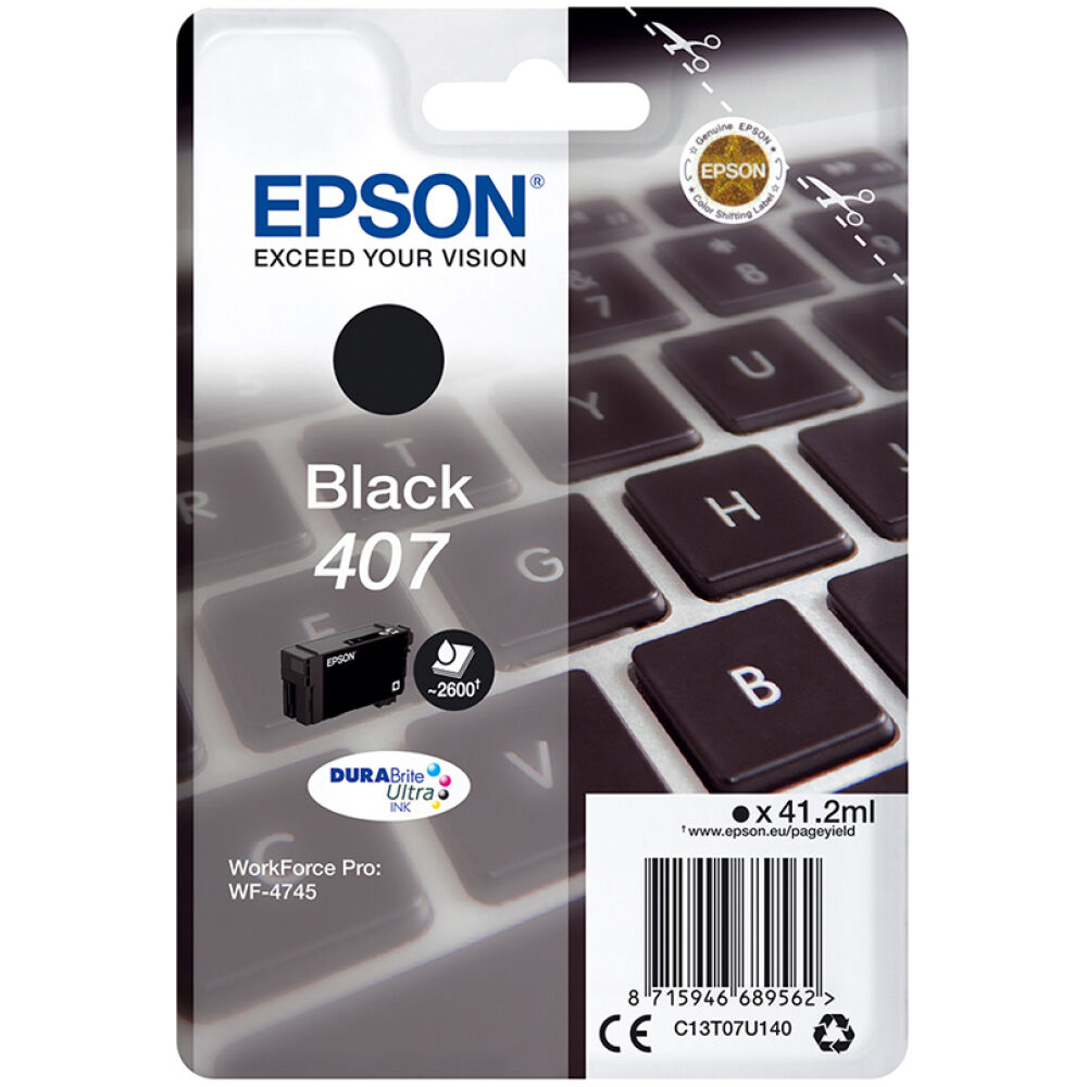 Epson 407 Black (C13T07U140)