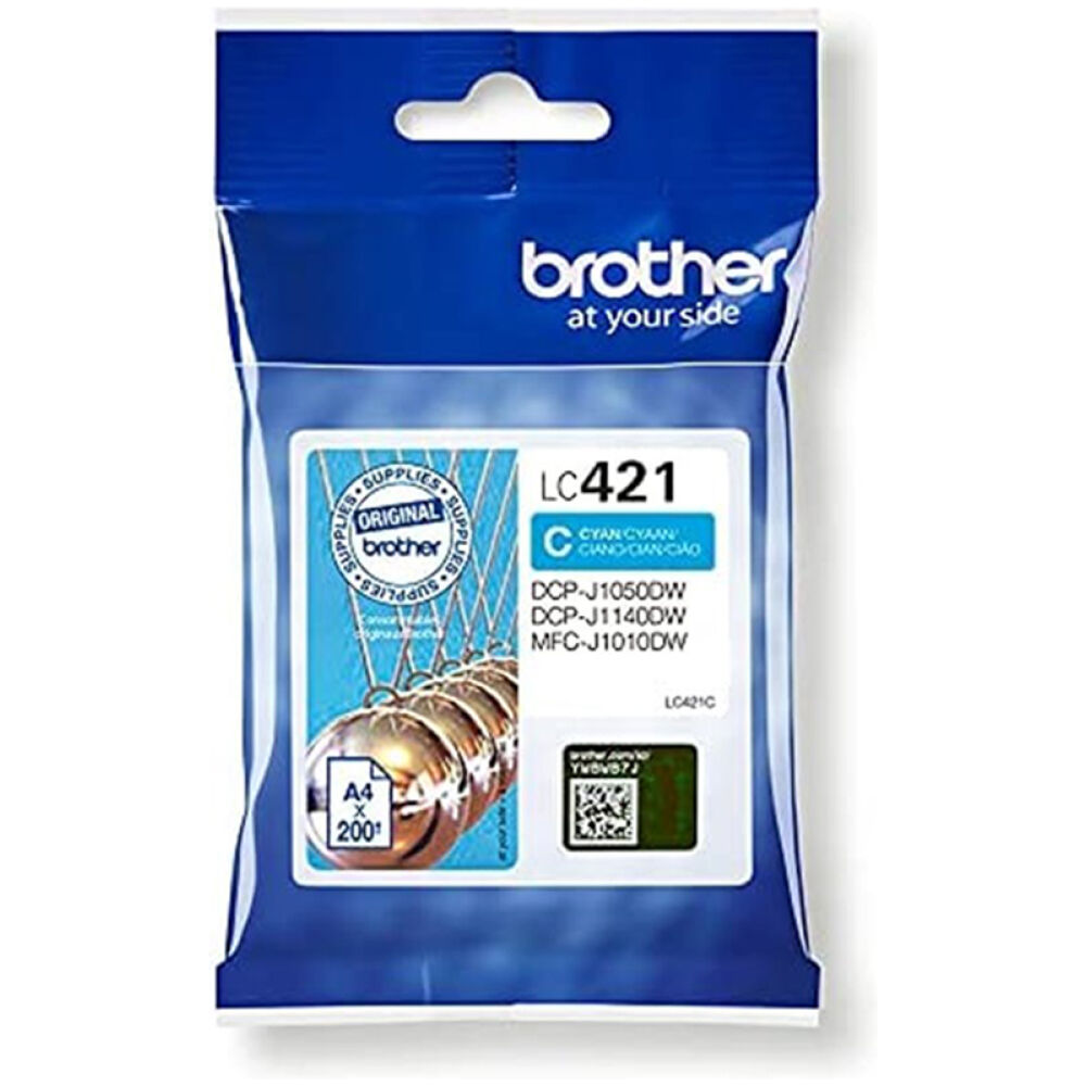 Brother Μελάνι Inkjet LC-421 Cyan (LC-421C) (BRO-LC-421C)