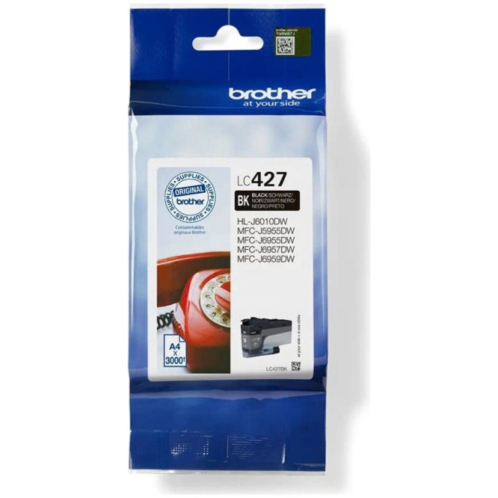 Brother Μελάνι Inkjet LC427BK Black (LC427BK) (BRO-LC-427BK)