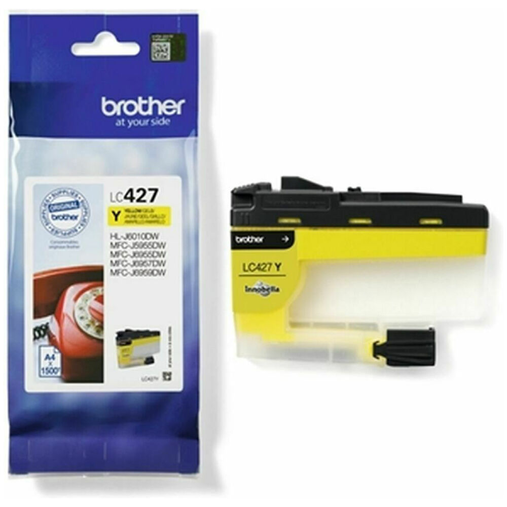 Brother Μελάνι Inkjet LC427Y Yellow (LC427Y) (BRO-LC-427Y)