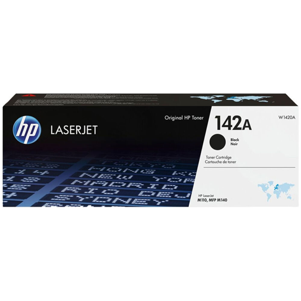 HP 142A LaserJet Black Toner (W1420A) (HPW1420A)