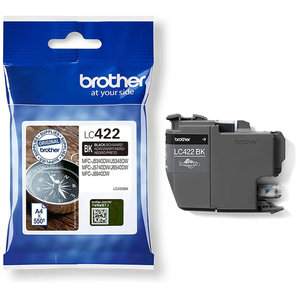 Brother Μελάνι Black Inkjet Cartridge (LC422BK) (BROLC422BK)