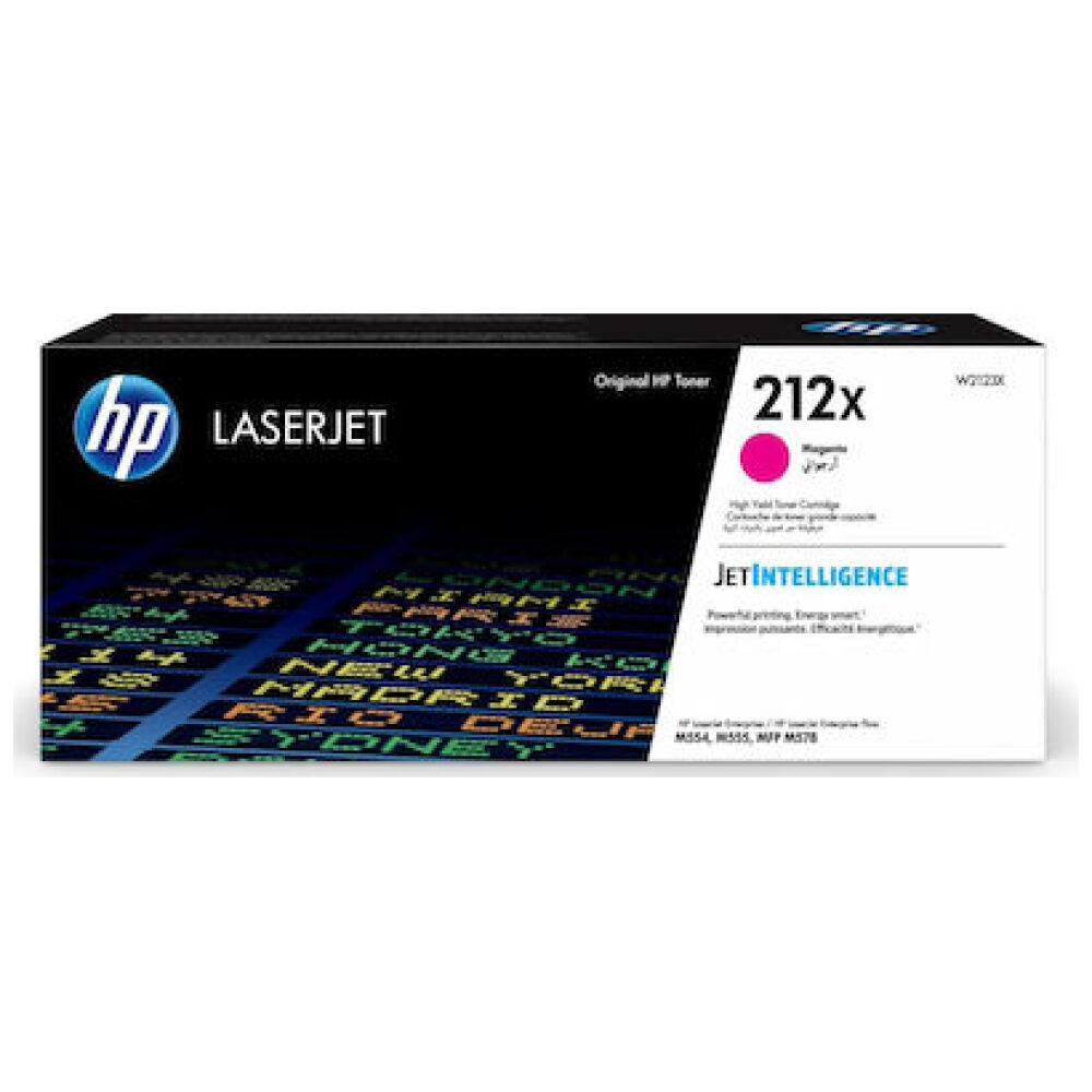 HP 212X Original LaserJet Toner Cartridge Magenta HC (W2123X) (HPW2123X)