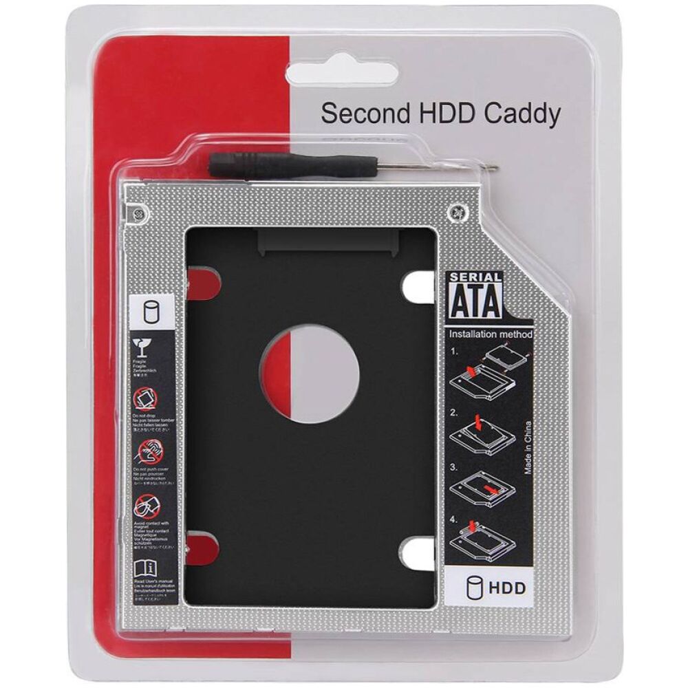 Θήκη σκληρού δίσκου HDD & SSD 2.5" PT-242, SATA, με ύψος 12.7mm - Image 2