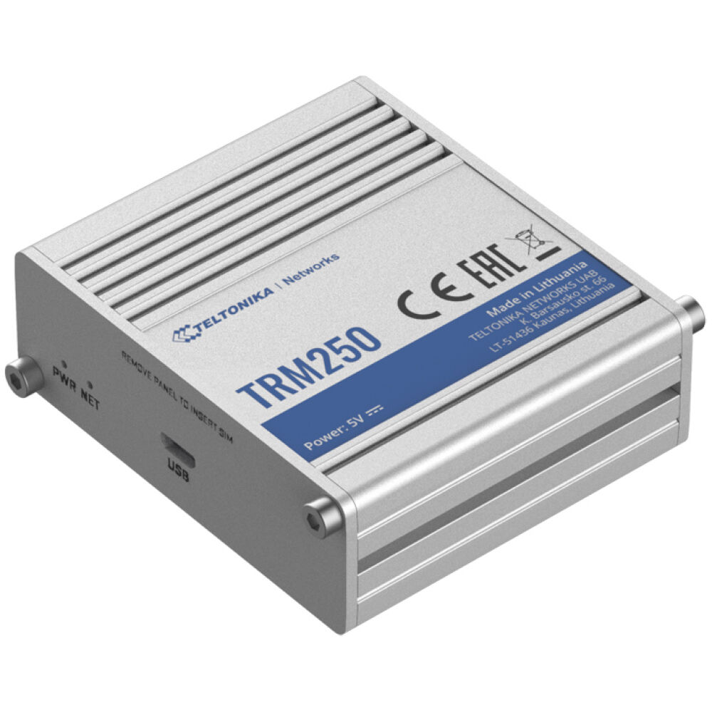 TELTONIKA Industrial cellular modem TRM250, 4G LTE Cat M1, USB