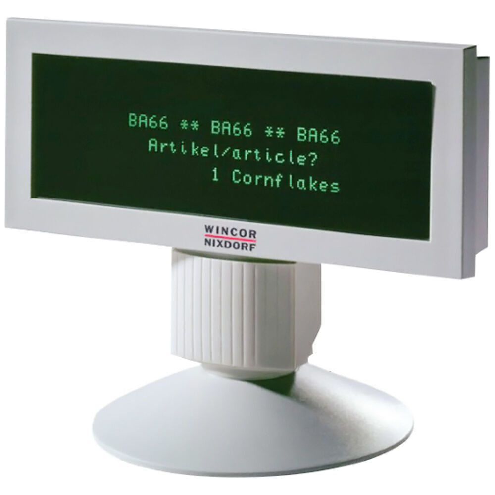 WINCOR NIXDORF POS customer display BA66-1, USB, γκρι