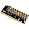 POWERTECH κάρτα επέκτασης 16x PCIe σε M.2 M Key NVMe ST529