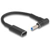 POWERTECH καλώδιο τροφοδοσίας CAB-UC075, USB-C σε HP 4.5x3.0mm, μαύρο