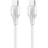 LDNIO καλώδιο USB-C σε USB-C LC121C, 65W PD, 1m, λευκό
