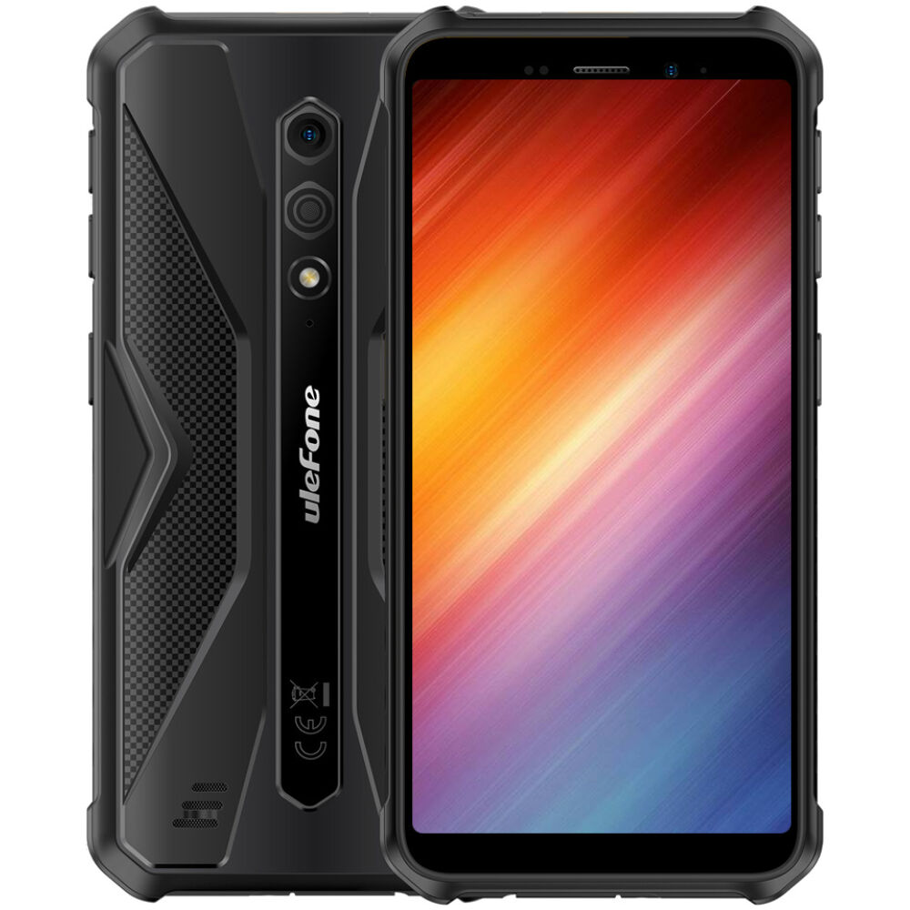 ULEFONE smartphone Armor X12 Pro, 5.45", 4GB, 64GB, 4860mAh, μαύρο