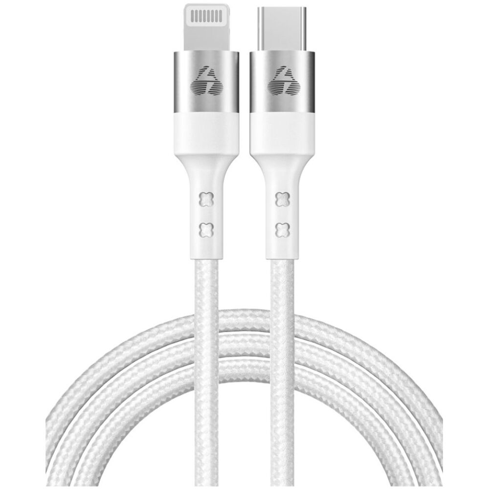 POWERTECH καλώδιο USB-C σε Lightning PTR-0127, PD 20W, copper, 1m, λευκό
