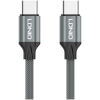 LDNIO καλώδιο USB-C σε USB-C LC442C, 65W PD, 2m, γκρι