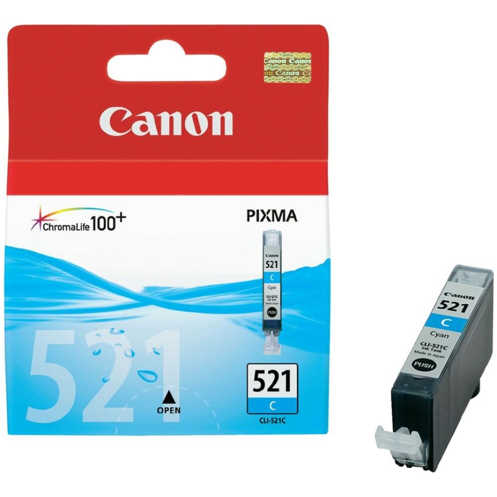 Canon Μελάνι Inkjet CLI-521C Cyan (2934B001)