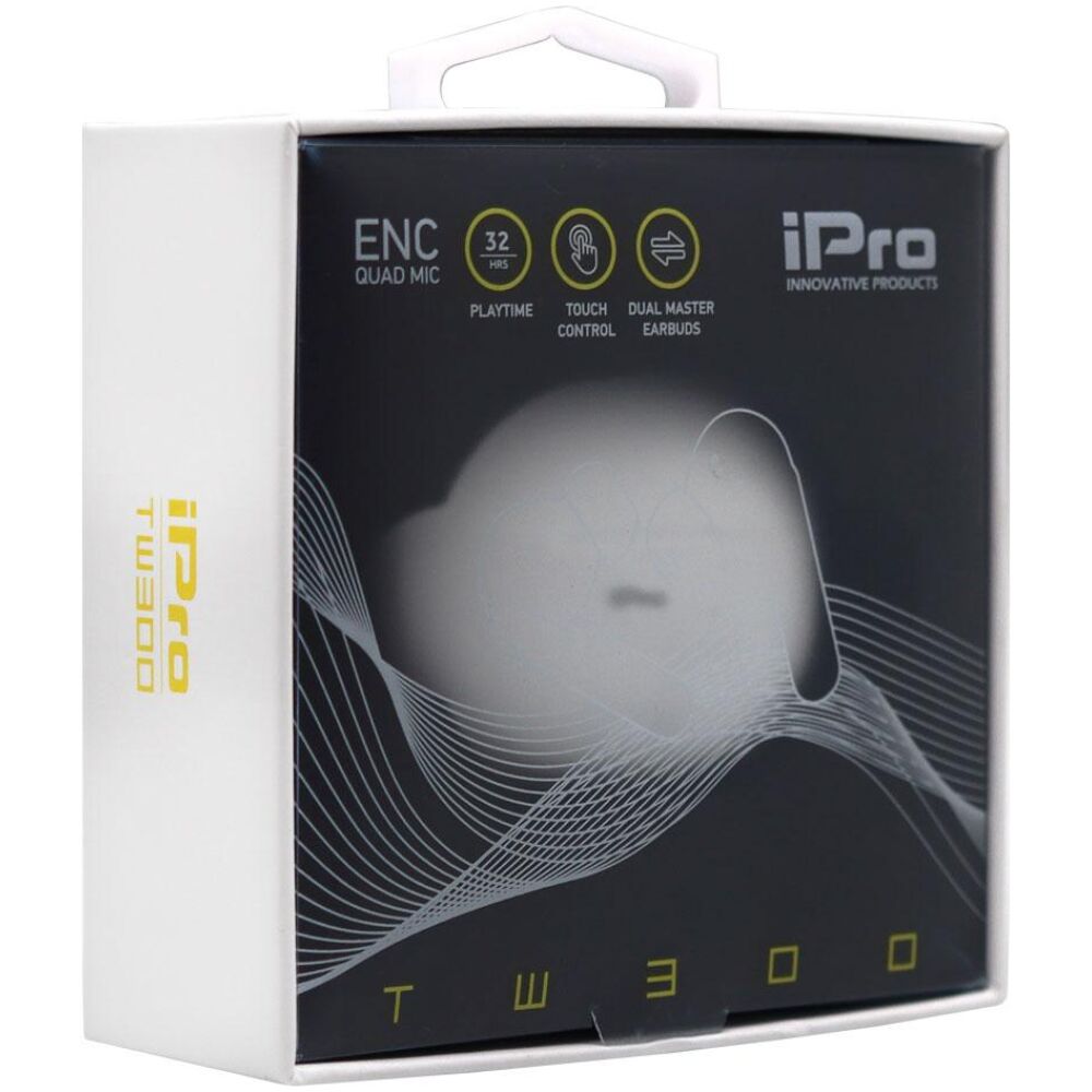 iPro True Wireless Bluetooth Earphones TW300 White (010701-0258)