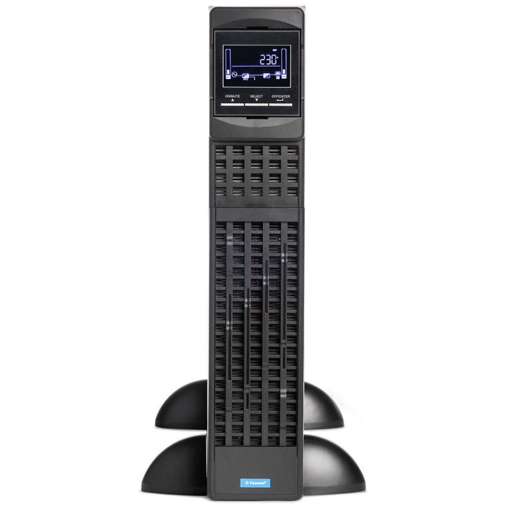 Tescom Online UPS 1101SRT  PRIME Plus 1KVA/1000W RACK TYPE LCD with 2 x 12V 9Ah schuko (UPS.0741)