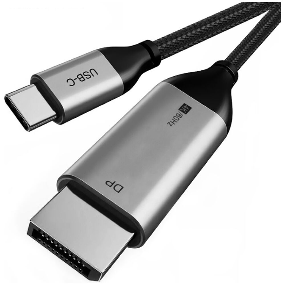 CABLETIME καλώδιο USB-C σε DisplayPort CT-CMDP2, 4K/30Hz, 1.2m, μαύρο