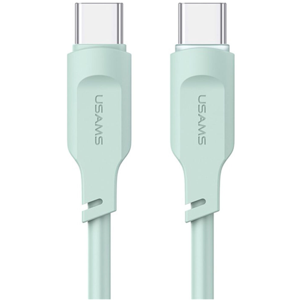 USAMS καλώδιο USB-C σε USB-C US-SJ567, 100W PD, 1.2m, πράσινο